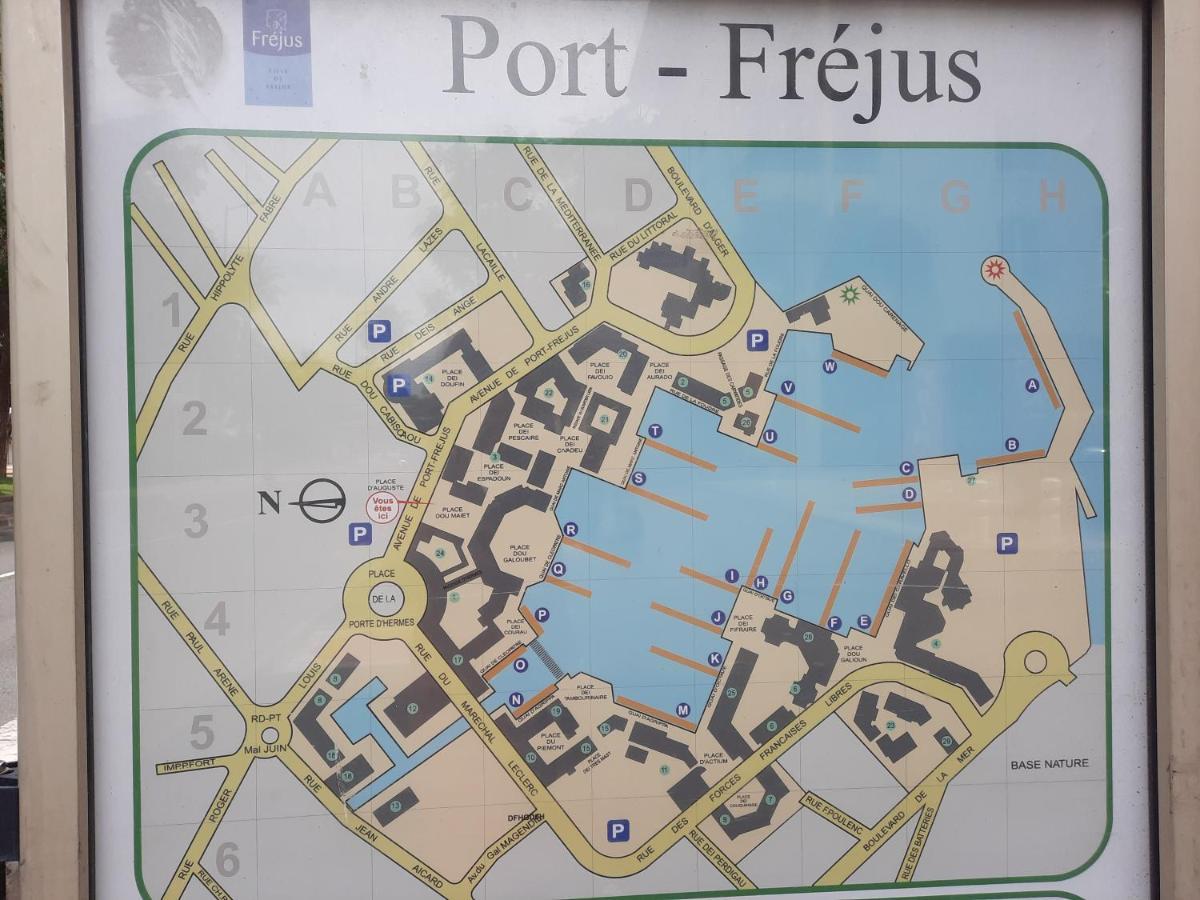 Fréjus Coeur Marina Climatise Terrasse Parking 아파트 외부 사진